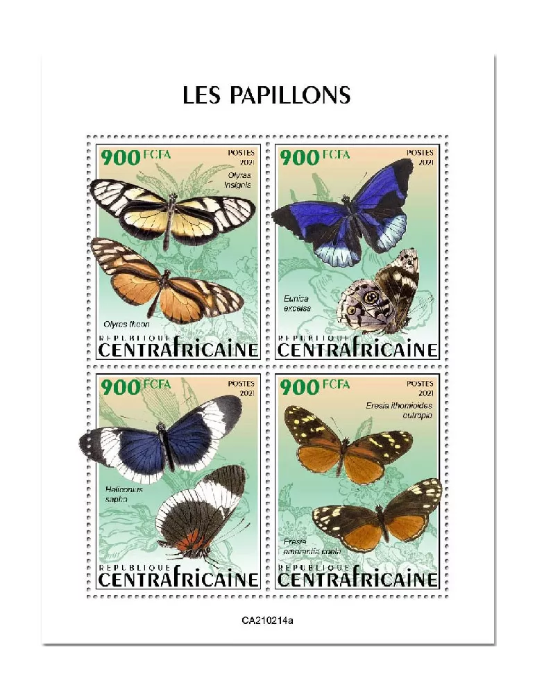 n° 7746/7749 - Timbre CENTRAFRIQUE Poste