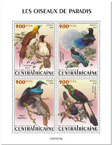 n° 7762/7765 - Timbre CENTRAFRIQUE Poste