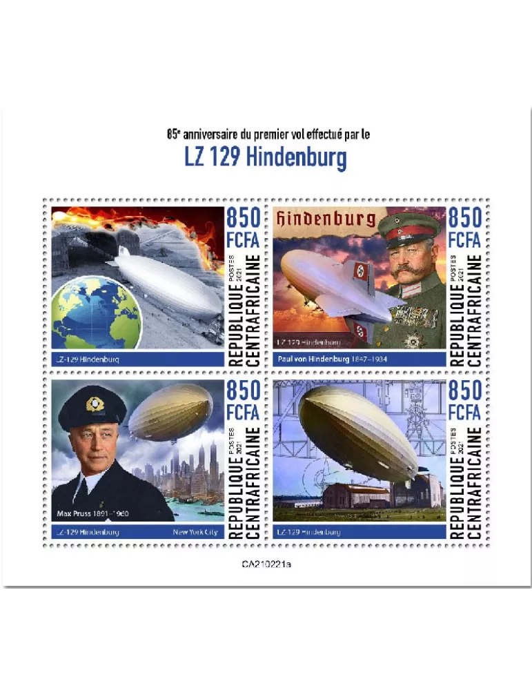 n° 7774/7777 - Timbre CENTRAFRIQUE Poste