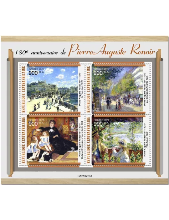 n° 7786/7789 - Timbre CENTRAFRIQUE Poste