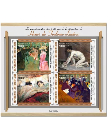 n° 7794/7797 - Timbre CENTRAFRIQUE Poste