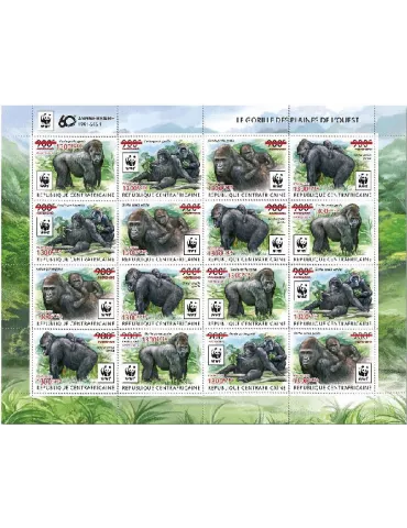 n° 7846/7849 - Timbre CENTRAFRIQUE Poste