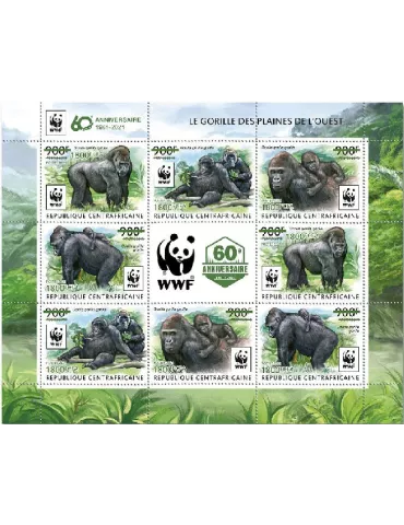 n° 7858/7861 - Timbre CENTRAFRIQUE Poste