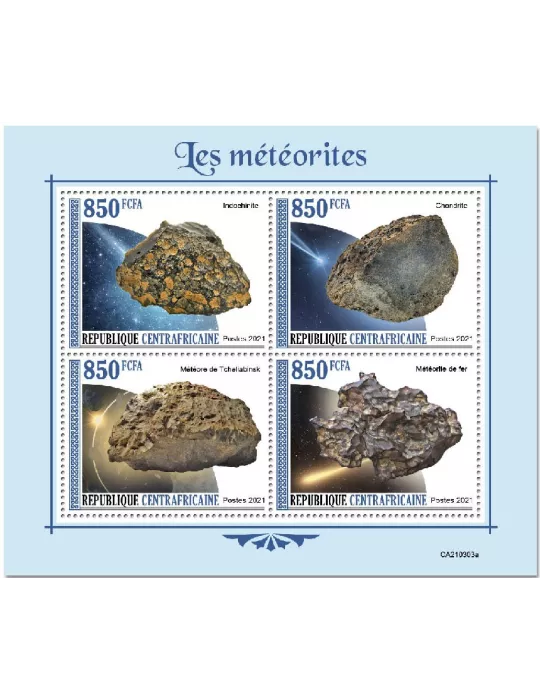 n° 7879/7882 - Timbre CENTRAFRIQUE Poste