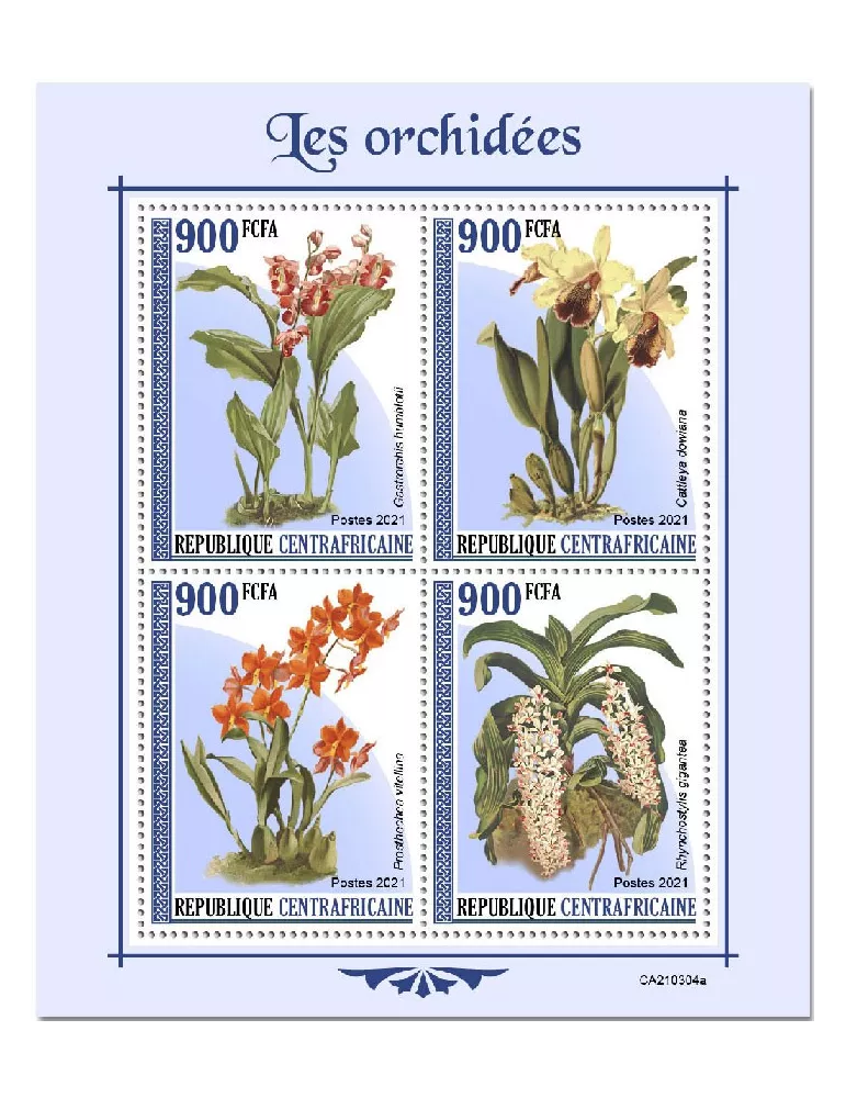 n° 7883/7886 - Timbre CENTRAFRIQUE Poste