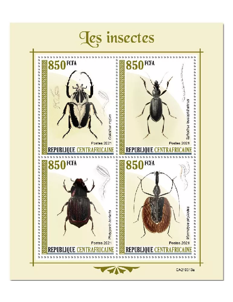 n° 7919/7922 - Timbre CENTRAFRIQUE Poste