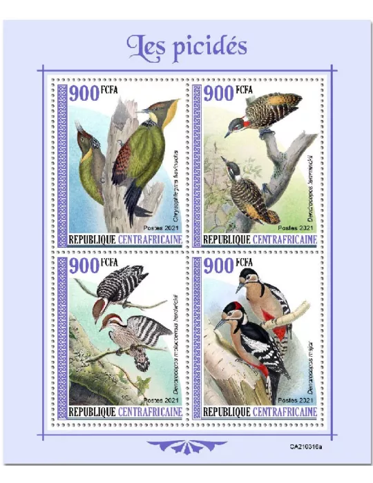 n° 7931/7934 - Timbre CENTRAFRIQUE Poste