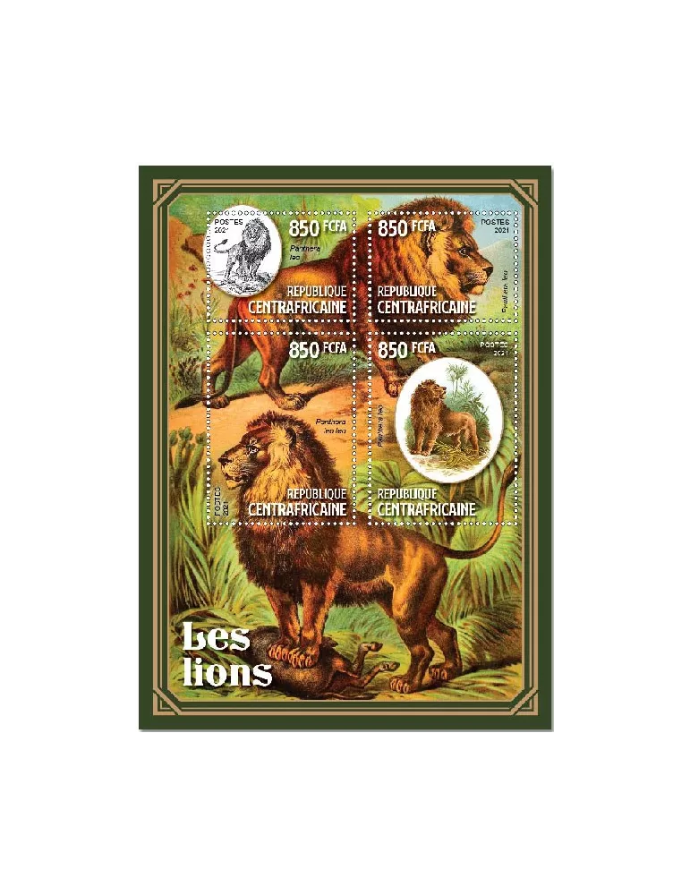 n° 7943/7946 - Timbre CENTRAFRIQUE Poste