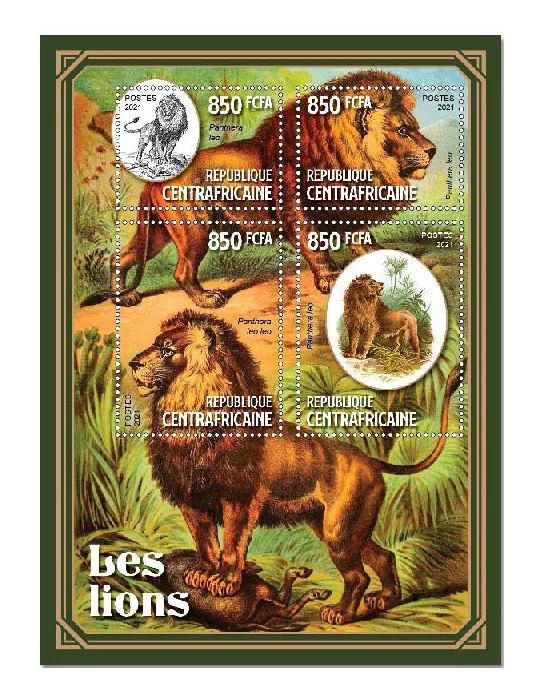 n° 7943/7946 - Timbre CENTRAFRIQUE Poste