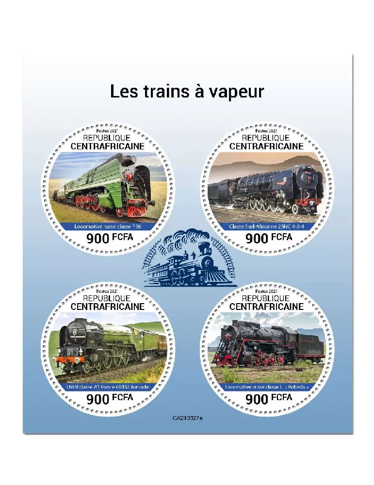 n° 7963/7966 - Timbre CENTRAFRIQUE Poste