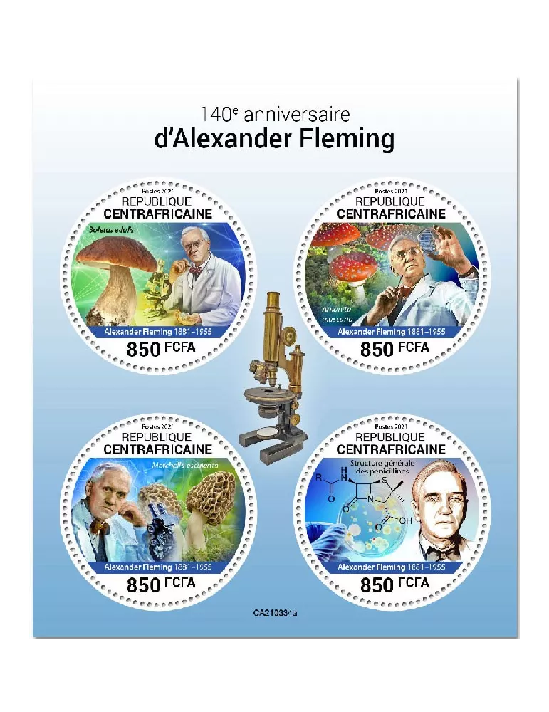 n° 7991/7994 - Timbre CENTRAFRIQUE Poste