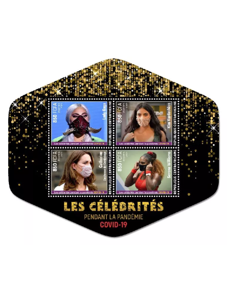 n° 8015/8018 - Timbre CENTRAFRIQUE Poste