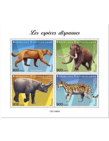 n° 8045/8048 - Timbre CENTRAFRIQUE Poste
