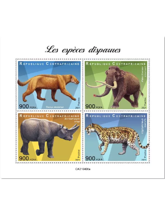 n° 8045/8048 - Timbre CENTRAFRIQUE Poste