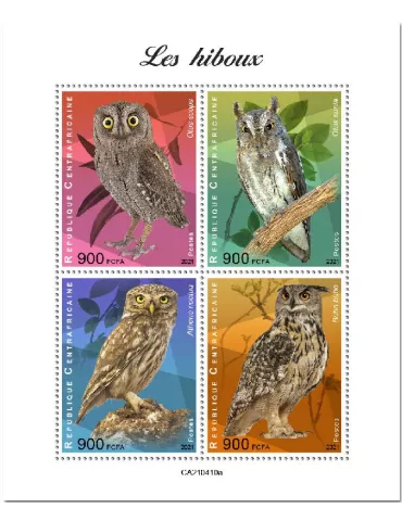 n° 8061/8064 - Timbre CENTRAFRIQUE Poste