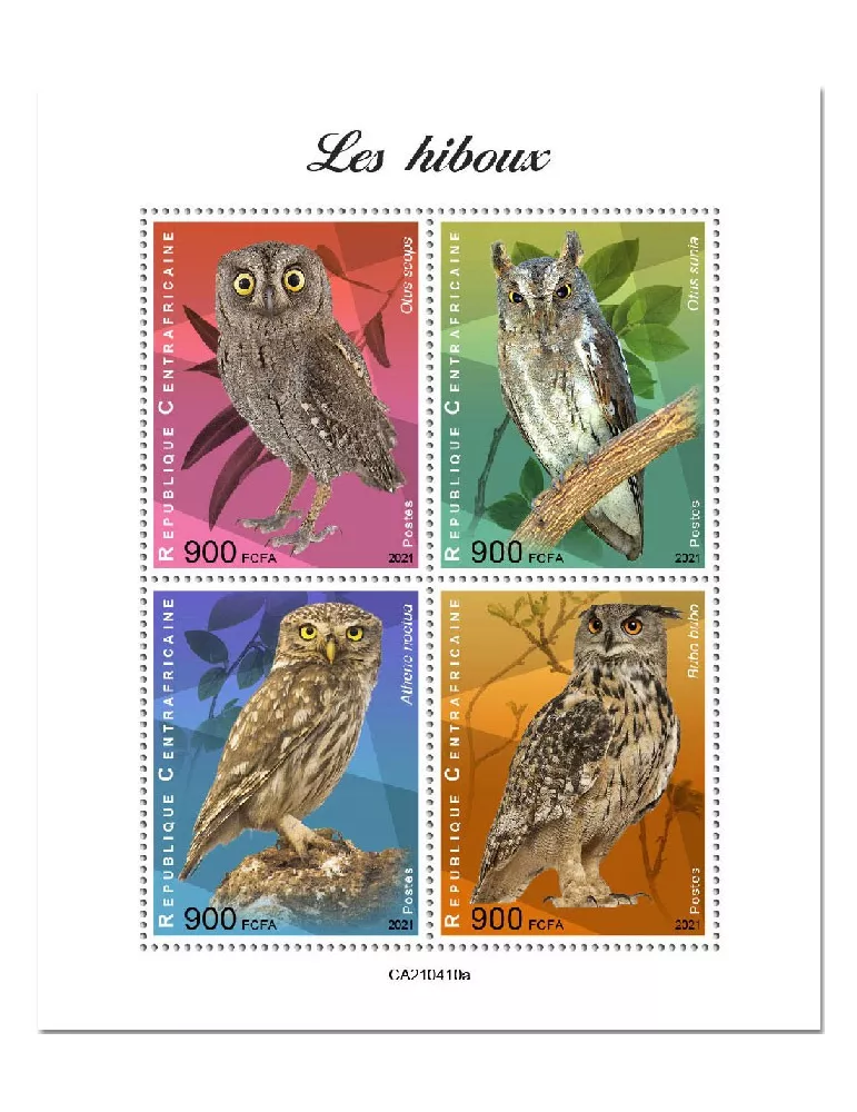 n° 8061/8064 - Timbre CENTRAFRIQUE Poste