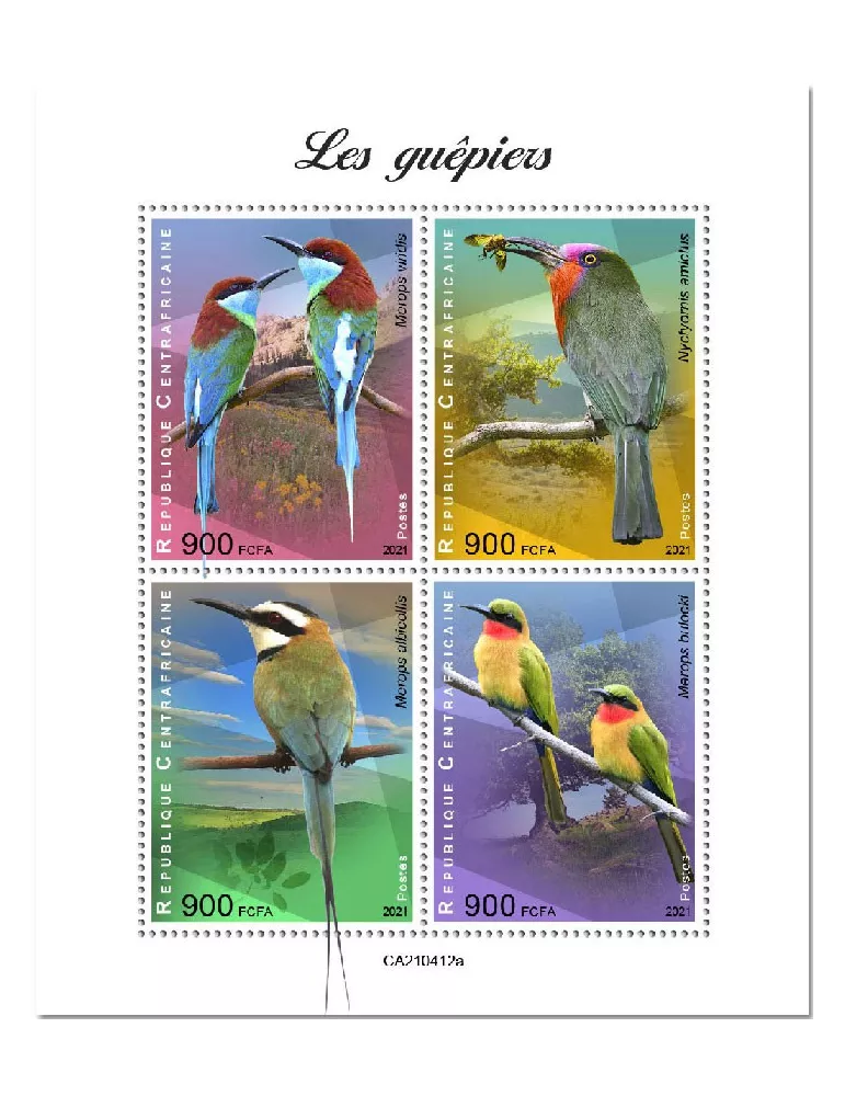 n° 8069/8072 - Timbre CENTRAFRIQUE Poste