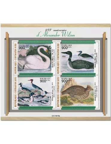 n° 8085/8088 - Timbre CENTRAFRIQUE Poste