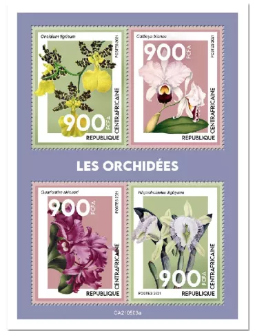 n° 8197/8200 - Timbre CENTRAFRIQUE Poste