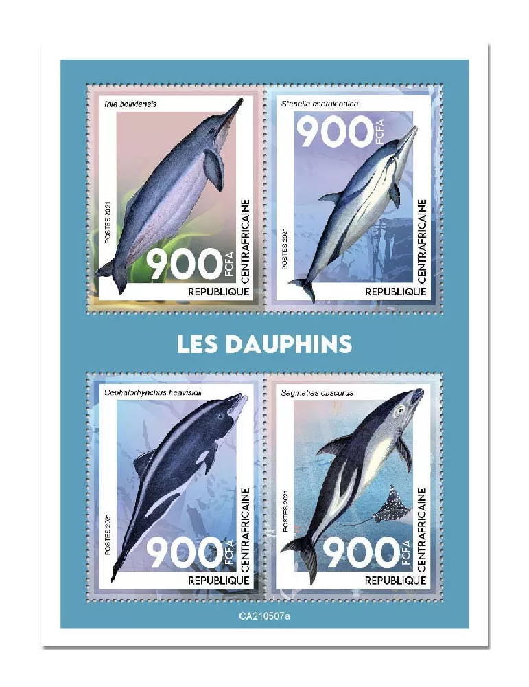 n° 8213/8216 - Timbre CENTRAFRIQUE Poste