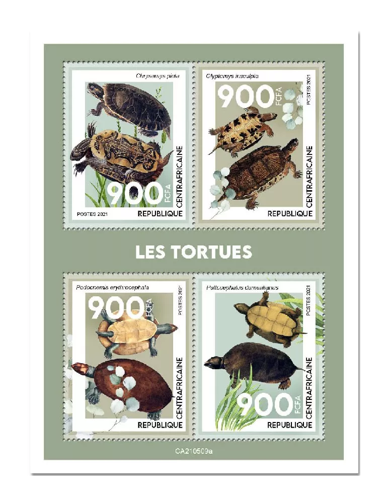 n° 8221/8224 - Timbre CENTRAFRIQUE Poste