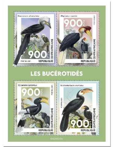 n° 8237/8240 - Timbre CENTRAFRIQUE Poste