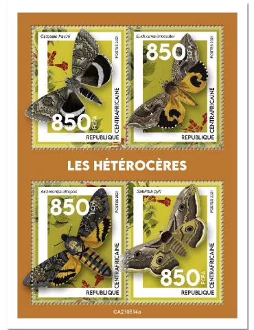 n° 8241/8244 - Timbre CENTRAFRIQUE Poste