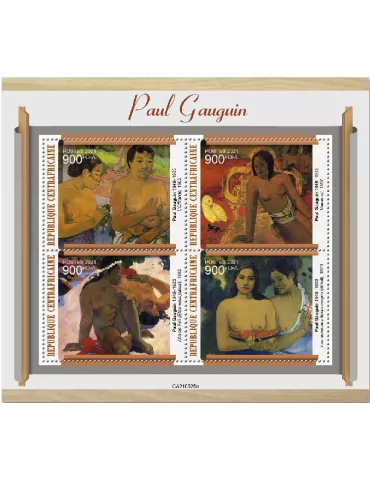 n° 8277/8280 - Timbre CENTRAFRIQUE Poste