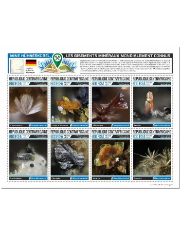 n° 8301/8308 - Timbre CENTRAFRIQUE Poste