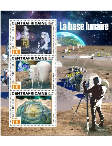 n° 8351/8353 - Timbre CENTRAFRIQUE Poste