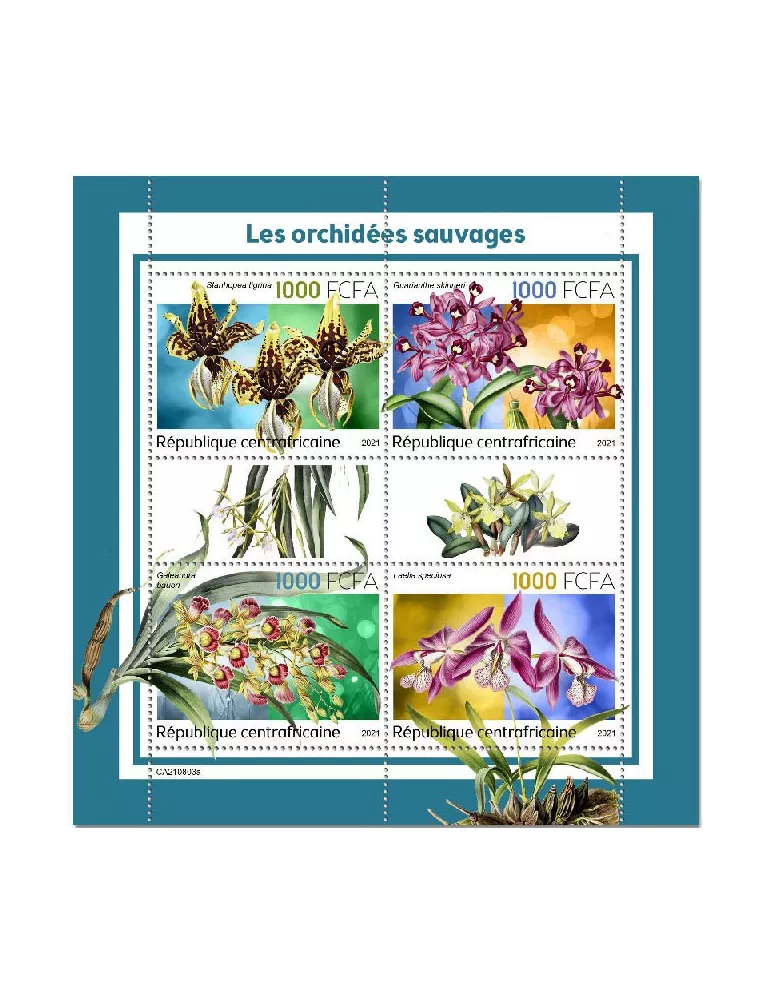 n° 8683/8686 - Timbre CENTRAFRIQUE Poste
