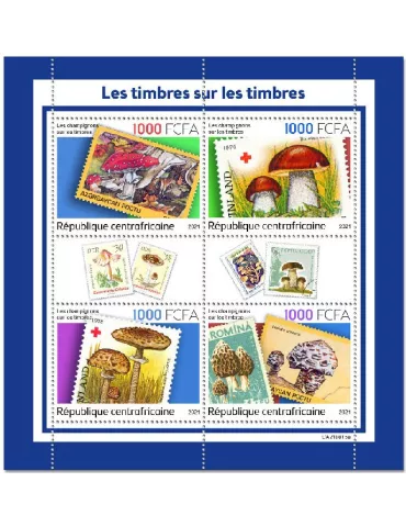 n° 8731/8734 - Timbre CENTRAFRIQUE Poste