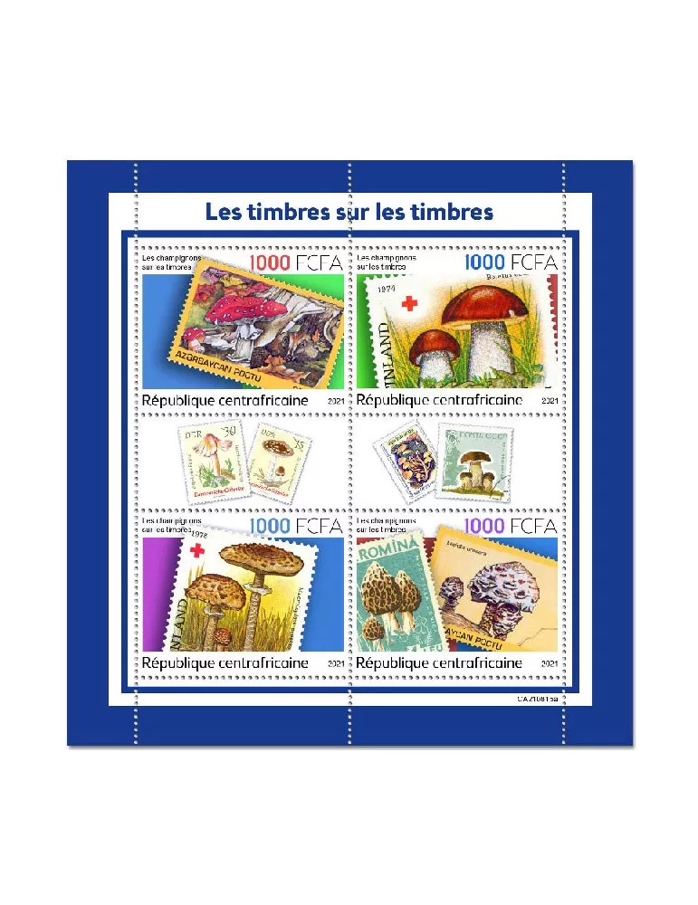 n° 8731/8734 - Timbre CENTRAFRIQUE Poste