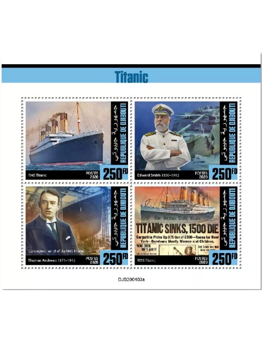 n° 3121/3124 - Timbre DJIBOUTI Poste