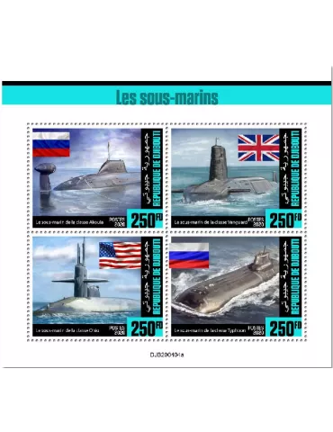 n° 3125/3128 - Timbre DJIBOUTI Poste