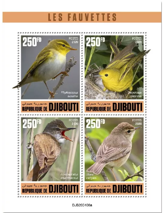 n° 3141/3144 - Timbre DJIBOUTI Poste