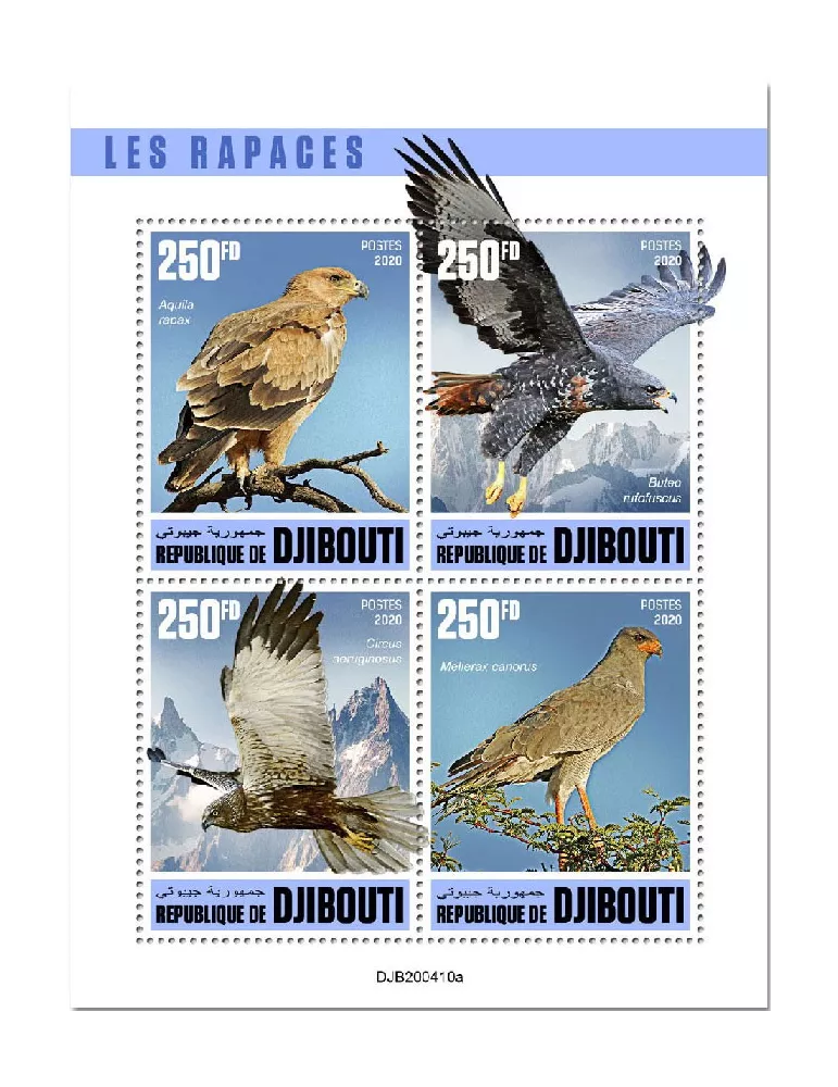 n° 3149/3152 - Timbre DJIBOUTI Poste