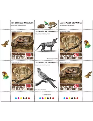 n° 3210/3211 - Timbre DJIBOUTI Poste