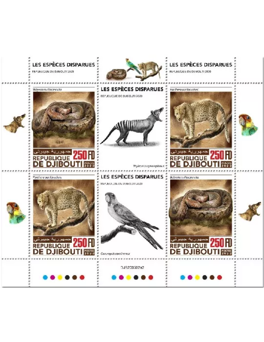 n° 3210/3211 - Timbre DJIBOUTI Poste