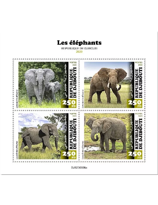 n° 3224/3227 - Timbre DJIBOUTI Poste