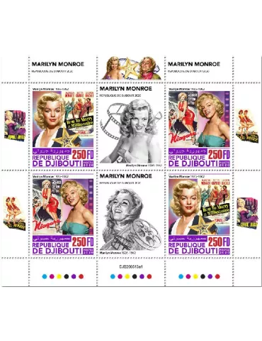 n° 3252/3253 - Timbre DJIBOUTI Poste