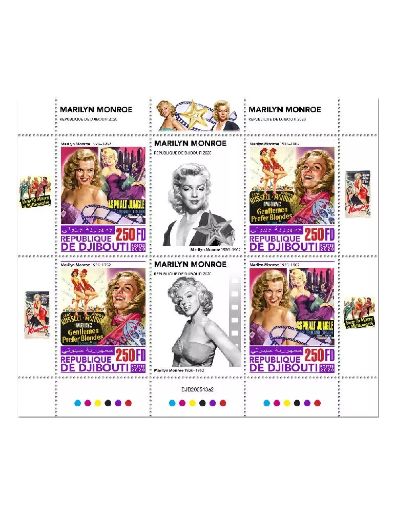 n° 3254/3255 - Timbre DJIBOUTI Poste