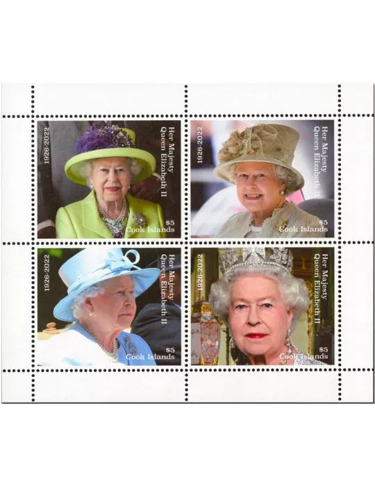 n° 1884/1887 - Timbre COOK (Oc) Poste