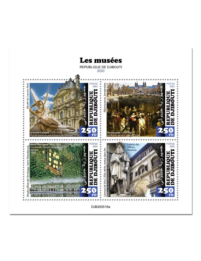 n° 3264/3267 - Timbre DJIBOUTI Poste