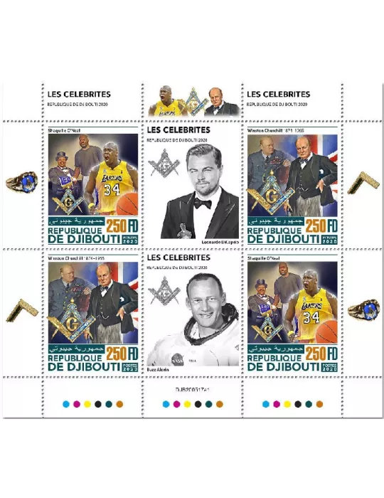 n° 3268/3269 - Timbre DJIBOUTI Poste