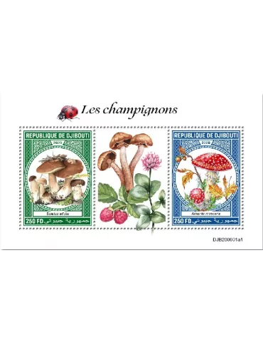 n° 3368A/3368B - Timbre DJIBOUTI Poste