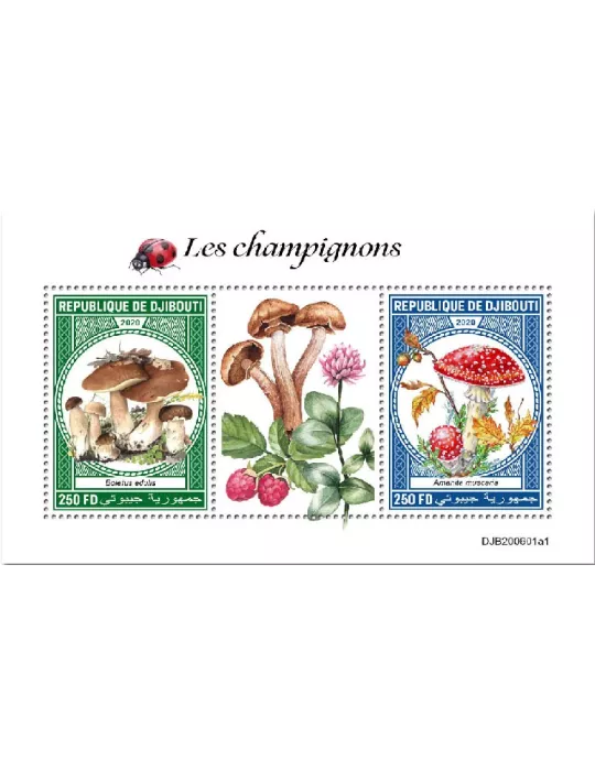 n° 3368A/3368B - Timbre DJIBOUTI Poste