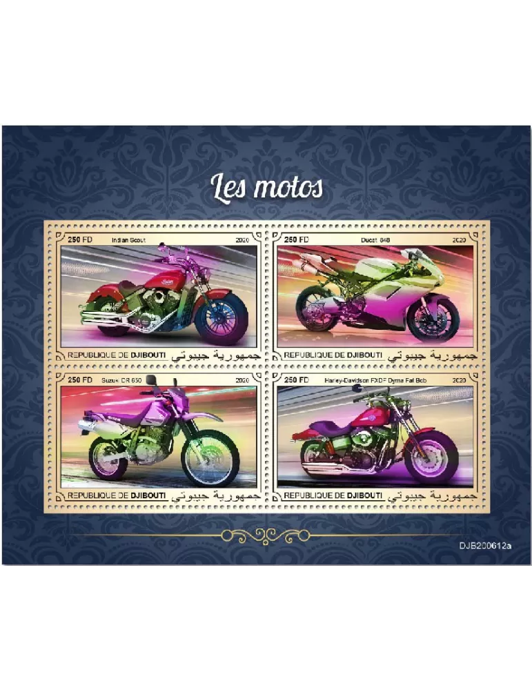 n° 3368AU/3368AX - Timbre DJIBOUTI Poste