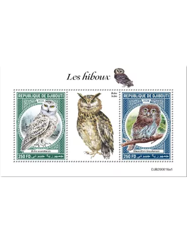 n° 3368BL/3368BM - Timbre DJIBOUTI Poste