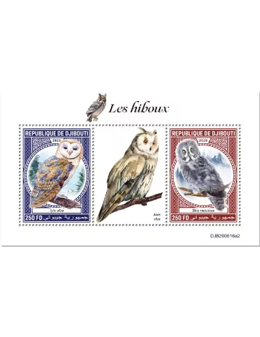 n° 3368BN/3368BP - Timbre DJIBOUTI Poste